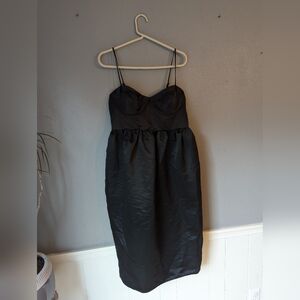 Future Collective Elegant Black Spaghetti Strap Dress M